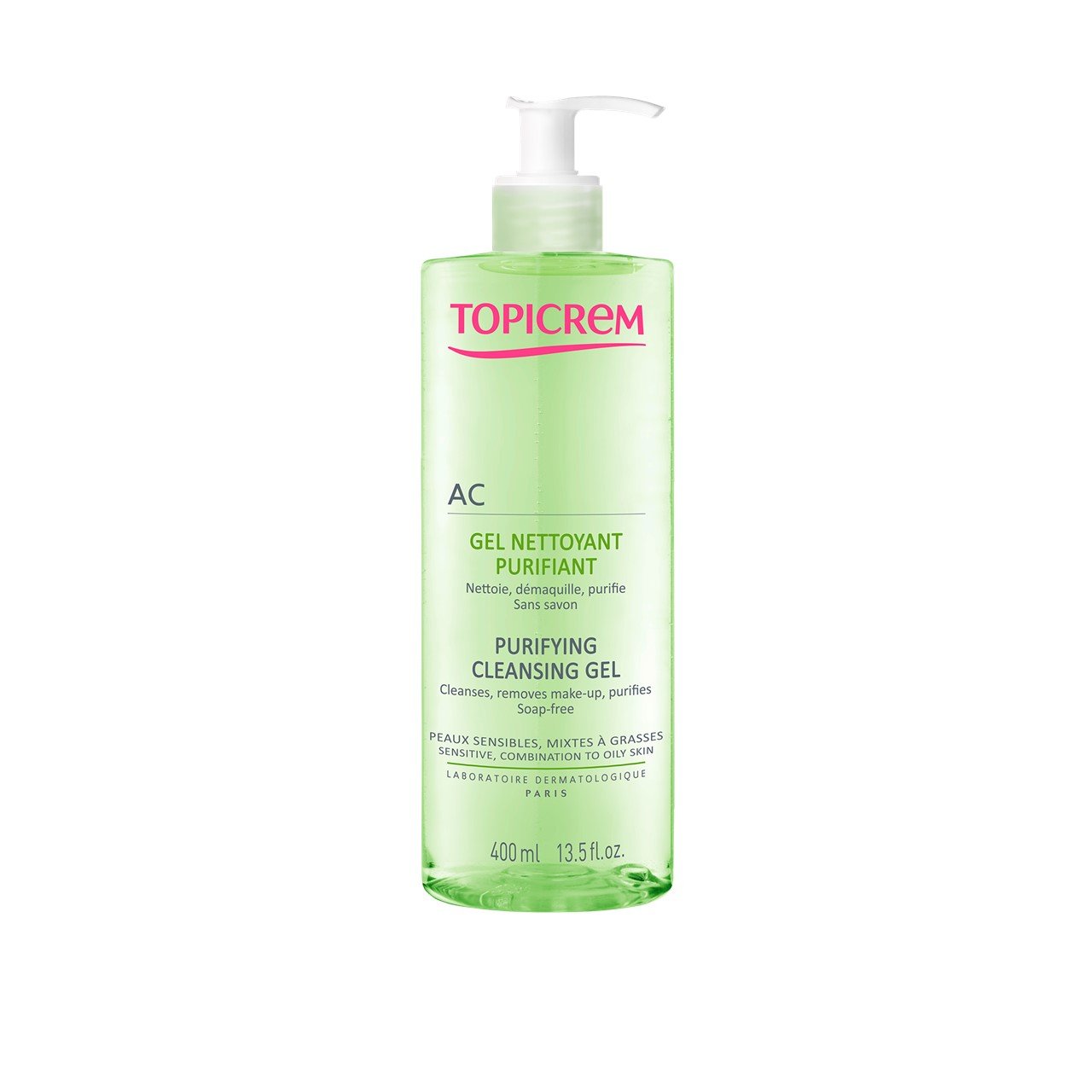 Topicrem AC Purifying Cleansing Gel 400ml Topicrem AC Purifying Cleansing Gel 400ml