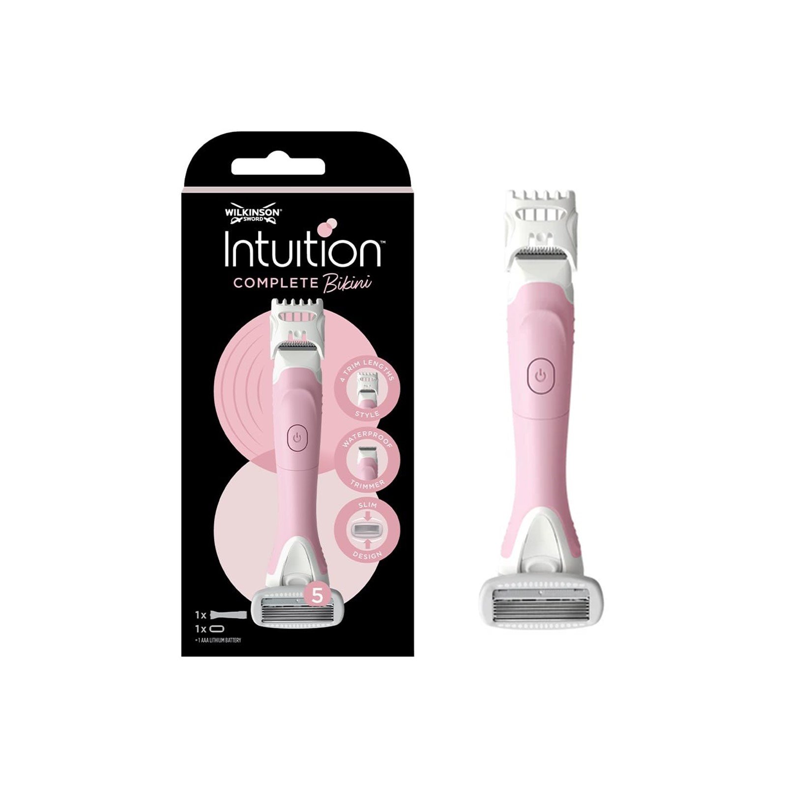 WILKINSON SWORD INTUITION COMPLETE BIKINI TRIMMER UND RASIERER