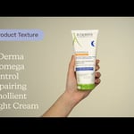 A-Derma Exomega Control Repairing Emollient Night Cream | Texture