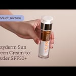 Frezyderm Sun Screen Cream-to-Powder SPF50+ Texture | Care to Beauty