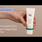 Dr. Ceuracle Cica Regen Vegan Sun SPF50 Texture | Care to Beauty