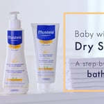 Bath Time Routine for Babies with Dry Skin | Mustela