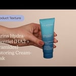 Clarins Hydra-Essentiel [HA2 + Ceramides] Restoring Cream-Mask Texture | Care to Beauty