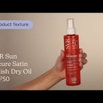 SVR Sun Secure Satin Finish Dry Oil SPF50 Texture | Care to Beauty