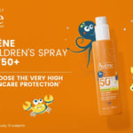 Avène Sun Very High Protection Resistant Sunscreen Spray for Children SPF50+