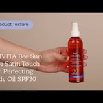 APIVITA Bee Sun Safe Satin Touch Tan Perfecting Body Oil SPF30 Texture | Care to Beauty