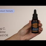 King C. Gillette Beard Oil |  Texture