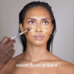 Danessa Myricks Beauty Vision Flush Glow Tiara Application