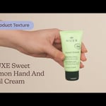 NUXE Sweet Lemon Hand And Nail Cream Texture | Care to Beauty