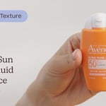 Avène Sun Ultra Fluid Radiance SPF50+ | Texture