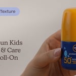 Nivea Sun Kids Protect & Care 5-In-1 Roll-On SPF50+ | Texture