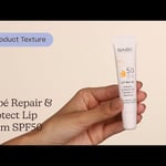 Babé Repair & Protect Lip Balm SPF50 Texture | Care to Beauty