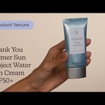 Thank You Farmer Sun Project Water Sun Cream SPF50+ Texture | Care to Beauty