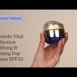 Shiseido Vital Perfection Uplifting & Firming Day Cream SPF30 Texture | Care to Beauty