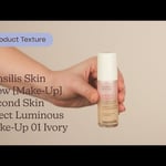 Sensilis Skin Glow [Make-Up] Second Skin Effect Luminous Make-Up 01 Ivory |  Texture