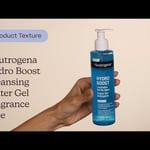 Neutrogena Hydro Boost Cleansing Water Gel Fragrance Free Texture | Care to Beauty