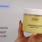 Ziaja Lemon Cake Sugar Body Scrub | Texture
