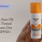 Eucerin Sun Oil Control Tinted Gel-Cream Dry Touch SPF50+ Light | Texture