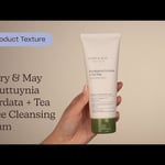 Mary & May Houttuynia Cordata + Tea Tree Cleansing Foam Texture | Care to Beauty