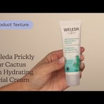 Weleda Prickly Pear Cactus 24h Hydrating Facial Cream Texture | Care to Beauty