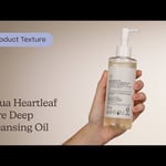 Anua Heartleaf Pore Control Cleansing Oil  Texture | Care to Beauty