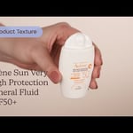 Avène Sun Very High Protection Mineral Fluid SPF50+ Texture | Care to Beauty