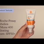 La Roche-Posay Anthelios UVMune 400 Hydrating Cream Fragrance-Free SPF50+ Texture | Care to Beauty