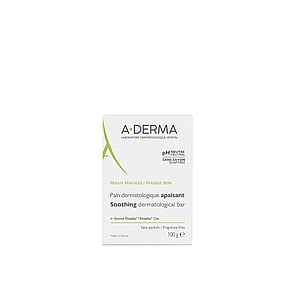 A-Derma Dermatological Soothing Cleansing Bar Fragrance-Free 100g