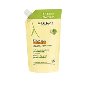 A-Derma Exomega Control Emollient Shower Oil Refill 500ml