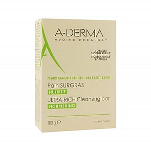 A-Derma Ultra-Rich Nourishing Cleansing Bar 100g