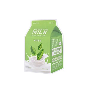 A'pieu Green Tea Milk One-Pack Face Mask 21g