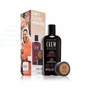 American Crew 3-In-1 Classic + Pomade Duo Set