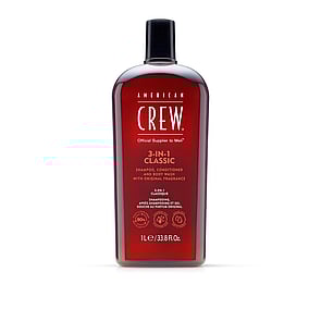 American Crew 3-In-1 Classic Shampoo, Conditioner and Body Wash 1L