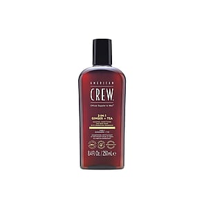 American Crew 3-In-1 Ginger + Tea Shampoo, Conditioner and Body Wash