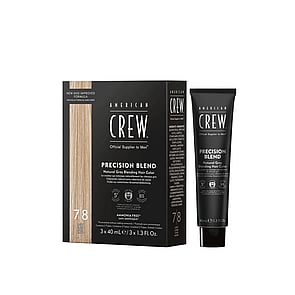 American Crew Precision Blend Hair Color 7/8 Light 3x40ml