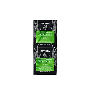 APIVITA Express Beauty Face Mask Aloe 2x8ml (2x0.27fl oz)