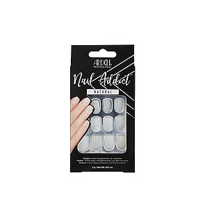 Ardell Nail Addict Natural Artificial Nails Squared x24