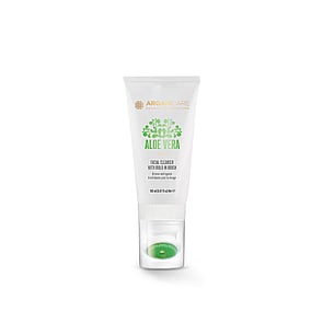 Arganicare Aloe Vera Facial Cleanser With Build-In Brush 150ml (5.07 fl oz)