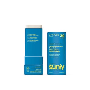 ATTITUDE Sunly Kids Mineral Sunscreen Face Stick SPF30 Unscented 60g