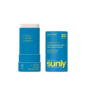 ATTITUDE Sunly Kids Mineral Sunscreen Stick SPF30 Unscented 60g (2.1oz)