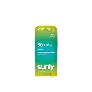 ATTITUDE Sunly Unscented Mineral Sunscreen Stick SPF50+ 60g
