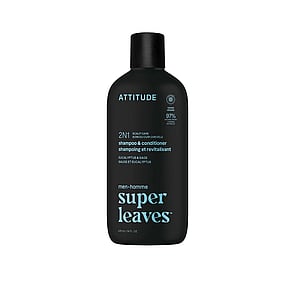 ATTITUDE Super Leaves Men 2-In-1 Shampoo & Conditioner Scalp Care Eucalyptus & Sage 415ml