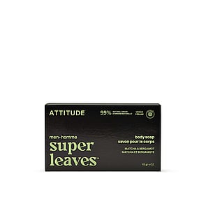 ATTITUDE Super Leaves Men Body Soap Matcha & Bergamot 113g