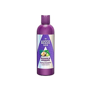 Aussie SOS Blonde & Hydrate Purple Shampoo 300ml (10.14floz)