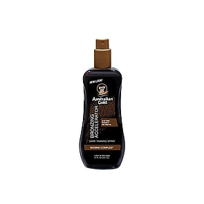 Australian Gold Dark Tanning Accelerator Spray Gel with Bronzers 237ml