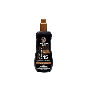 Australian Gold Instant Bronzer Spray Gel Sunscreen SPF15 237ml