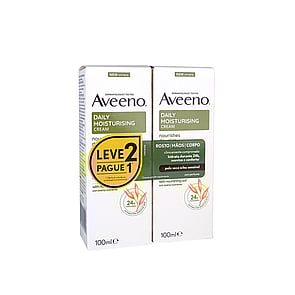 Aveeno Daily Moisturizing Hydrating Cream 100ml x2
