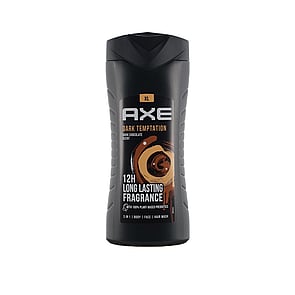 Axe Dark Temptation 12h Long Lasting Fragrance 3-In-1 Body Wash 400ml (13.5 fl oz)