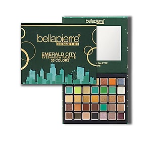 Bellapierre Cosmetics Eyeshadow Palette 35 Colors Emerald City