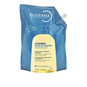 Bioderma Atoderm Huile de Douche Soothing Lipid-Replenishing Cleansing Oil Eco-Refill 1L